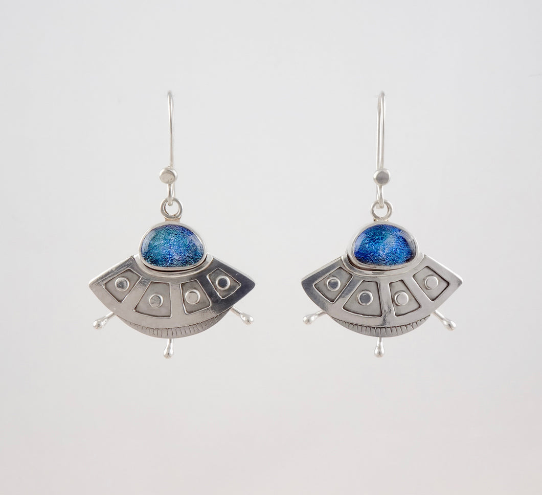 flying saucer earrings