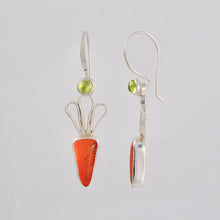 Load image into Gallery viewer, carrot earrings
