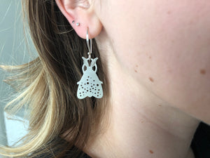 moth earrings