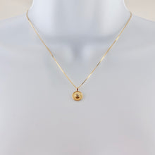 Load image into Gallery viewer, 18k gold solar celebration pendant
